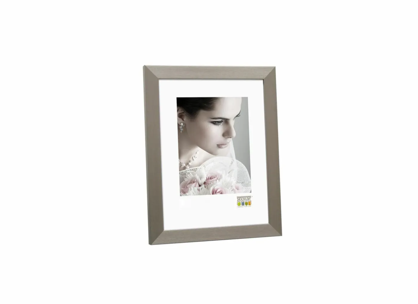 Fotokader S41VD1 15x10cm - kunststof & glas - zilver