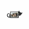 Fotokader Verborgen kat 15x10cm - metaal - zwart