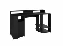 Gamingbureau 152x62cm - decor - zwart