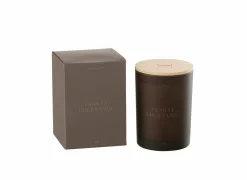 Geurkaars Vanille  H8,5cm 38H - bruin