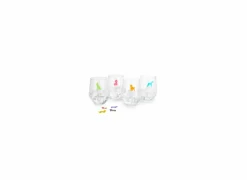 Glasklever Sticky Dogs x8 1,5x1,5x0,1cm - silicone - multi