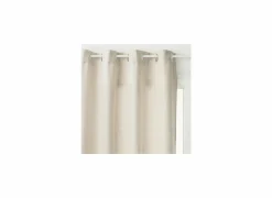 Gordijn Leon 140x260cm - polyestervezel - beige linnen