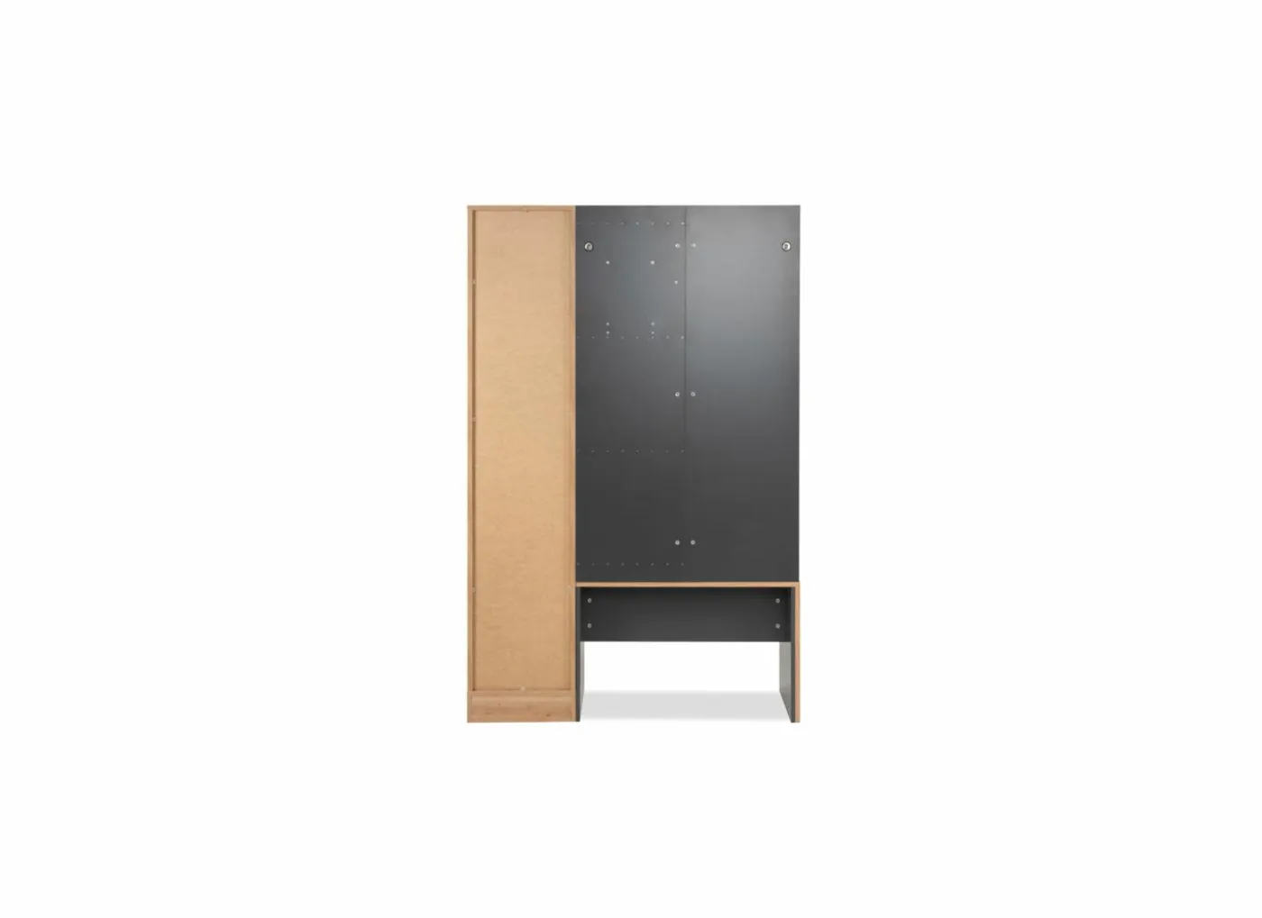 Halkast Medan 122cm - melamine - artisanale eik