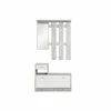 Halkast Rudolf 100cm - melamine - wit & beton