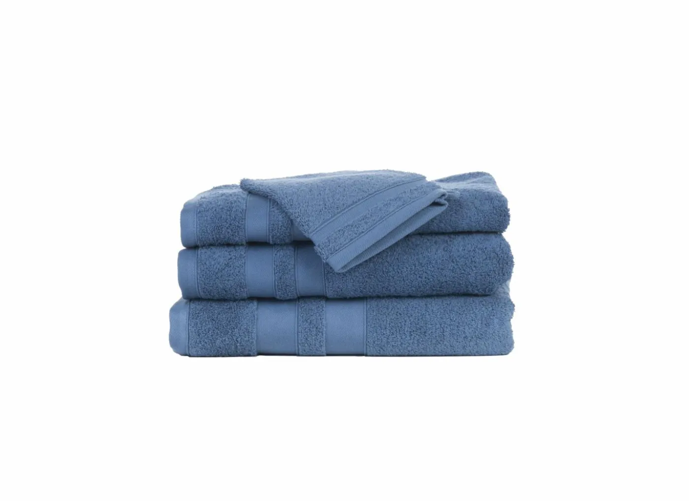 Handdoek Katharina 50x100cm - katoen - jeans