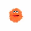 Handpop Klops H20cm - polyester - oranje
