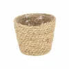 Hangbloempot Ø12xH10,3cm - borstelgras - naturel