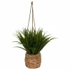 Hangende kunstplant Moda H27cm - kunststof - groen/naturel