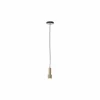 Hanglamp Cadiz GU10 1x10W Ø12,5cm - aluminium - zwart/brons