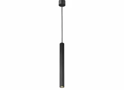 Hanglamp 40cm GU4 - aluminium - zwart