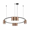 Hanglamp Ø60cm 10xGU10 - aluminium - brons