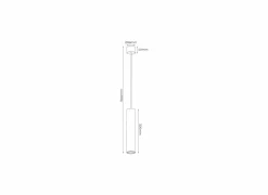 Hanglamp Ø5,6cm 1x50W GU10