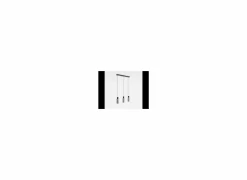 Hanglamp Maione 77x9cm 4W E27 staal zwart