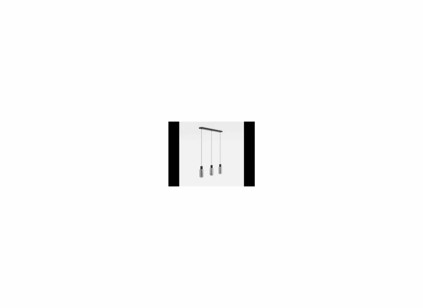 Hanglamp Maione 77x9cm 4W E27 staal zwart