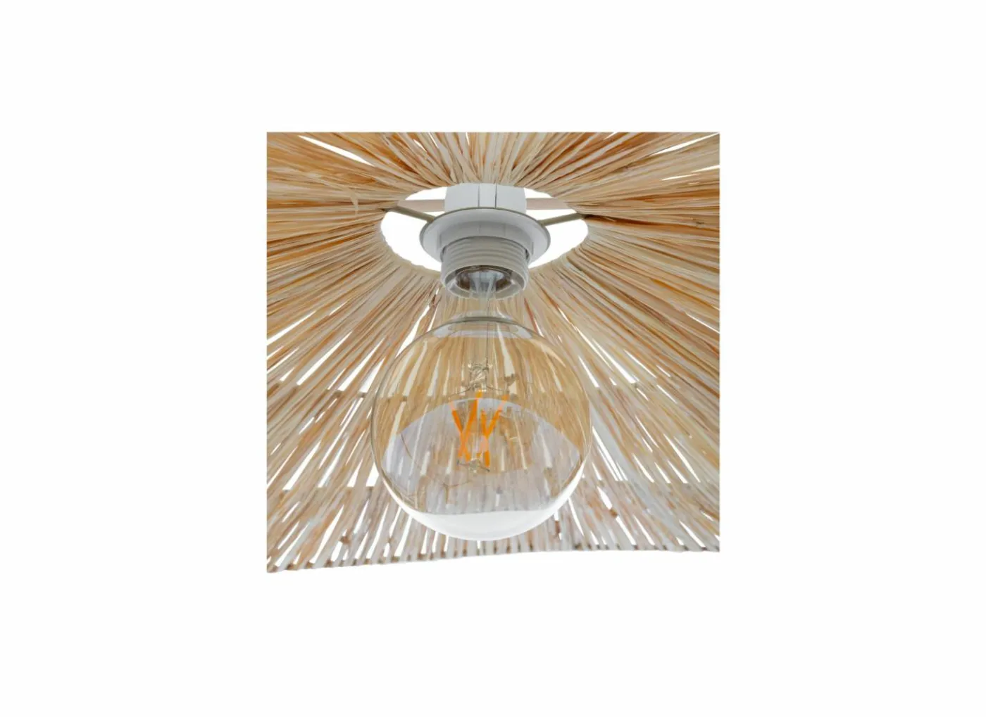 Hanglamp Orane Ø78cm - raffia - beige