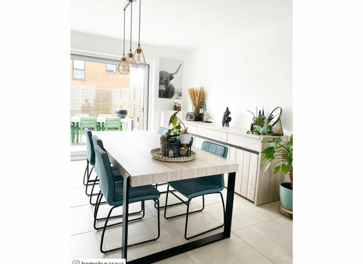 Hanglamp Tarbes 79x17,5cm 3x60W E27