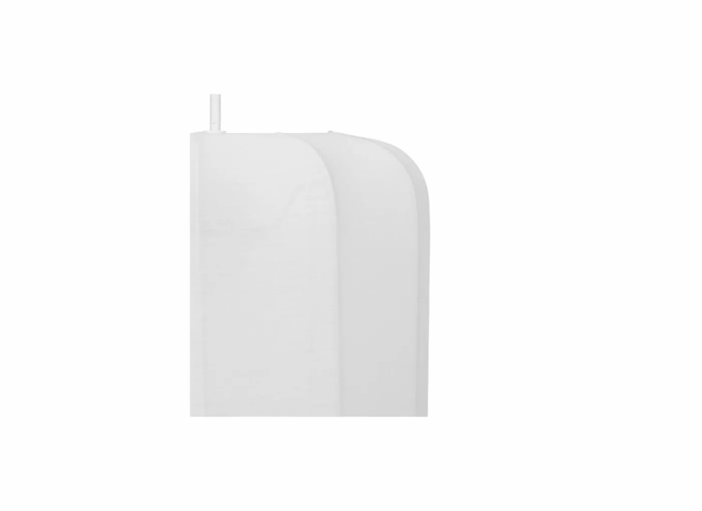 Hanglamp Tobie Ø25cm - katoen/staal - wit