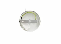 Hanglamp Tobie Ø25cm - katoen/staal - wit