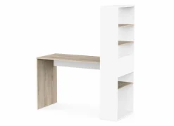 Hoekbureau Ease  123x145x53cm - decor - kronberg eik & wit