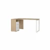 Hoekbureau Sign 150x100x76cm - decor - jackson hickory & wit