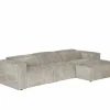 Hoeksalon Adam 311x177cm - stof - turtle dove