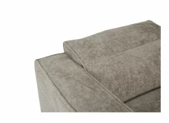 Hoeksalon Adam 311x177cm - stof - turtle dove