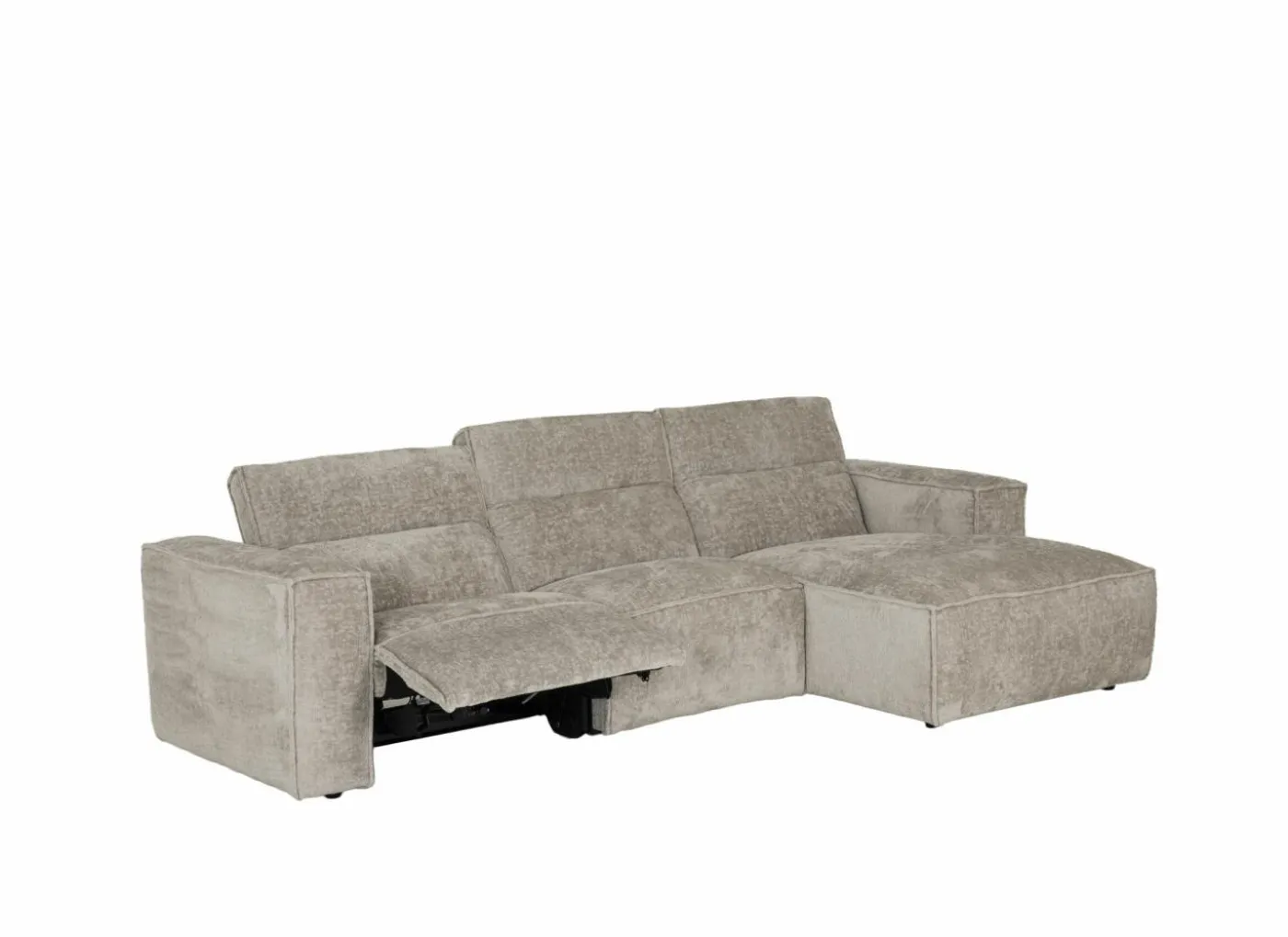 Hoeksalon Adam 311x177cm - stof - turtle dove