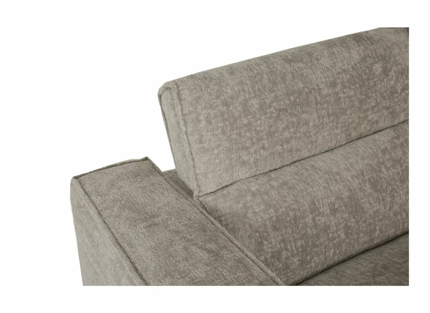 Hoeksalon Adam 311x177cm - stof - turtle dove