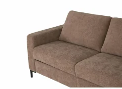 Hoeksalon Alea 291x190cm - stof - siena met bedfunctie & opbergruimte