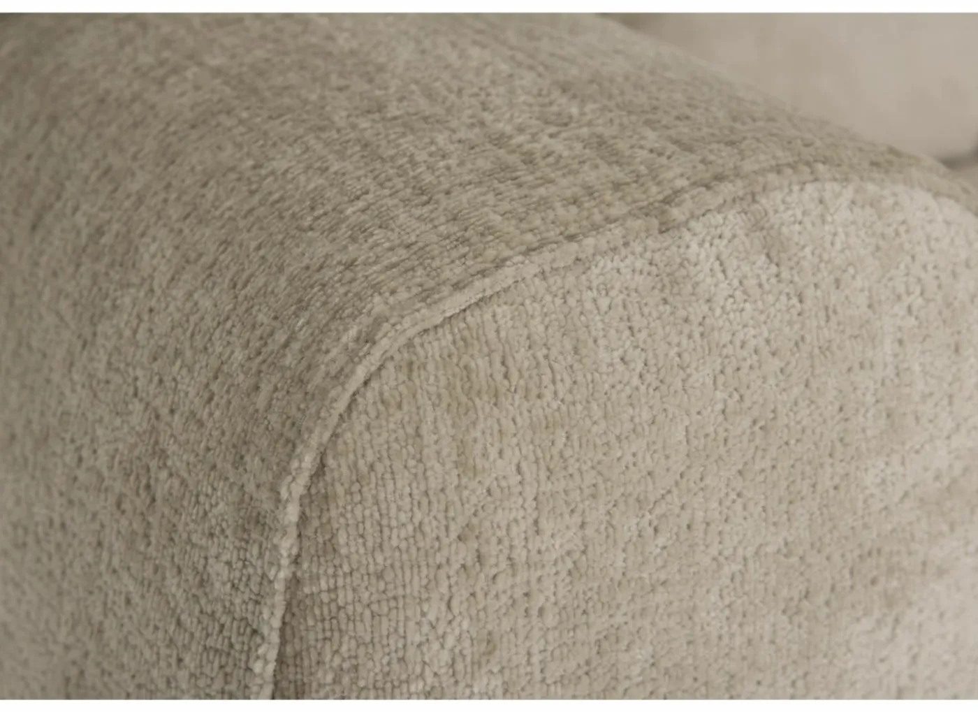 Hoeksalon Alps 322x158cm - stof - beige