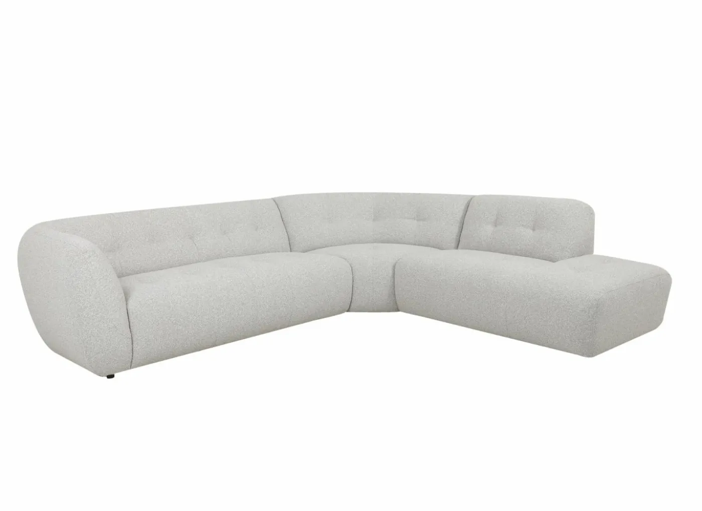 Hoeksalon Bibao 307x245cm - stof - greige