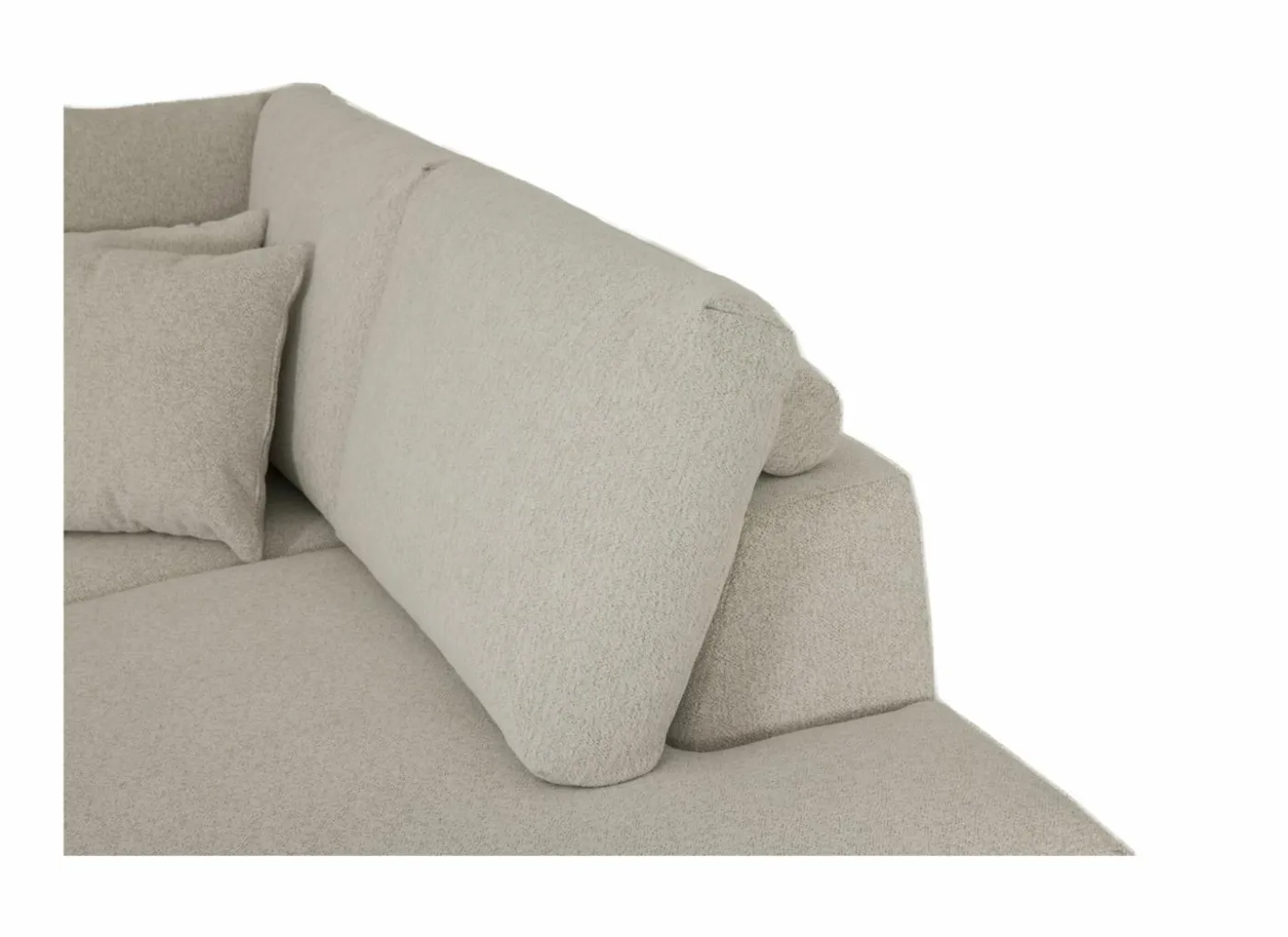 Hoeksalon Celaya 298x223cm - stof - ecru