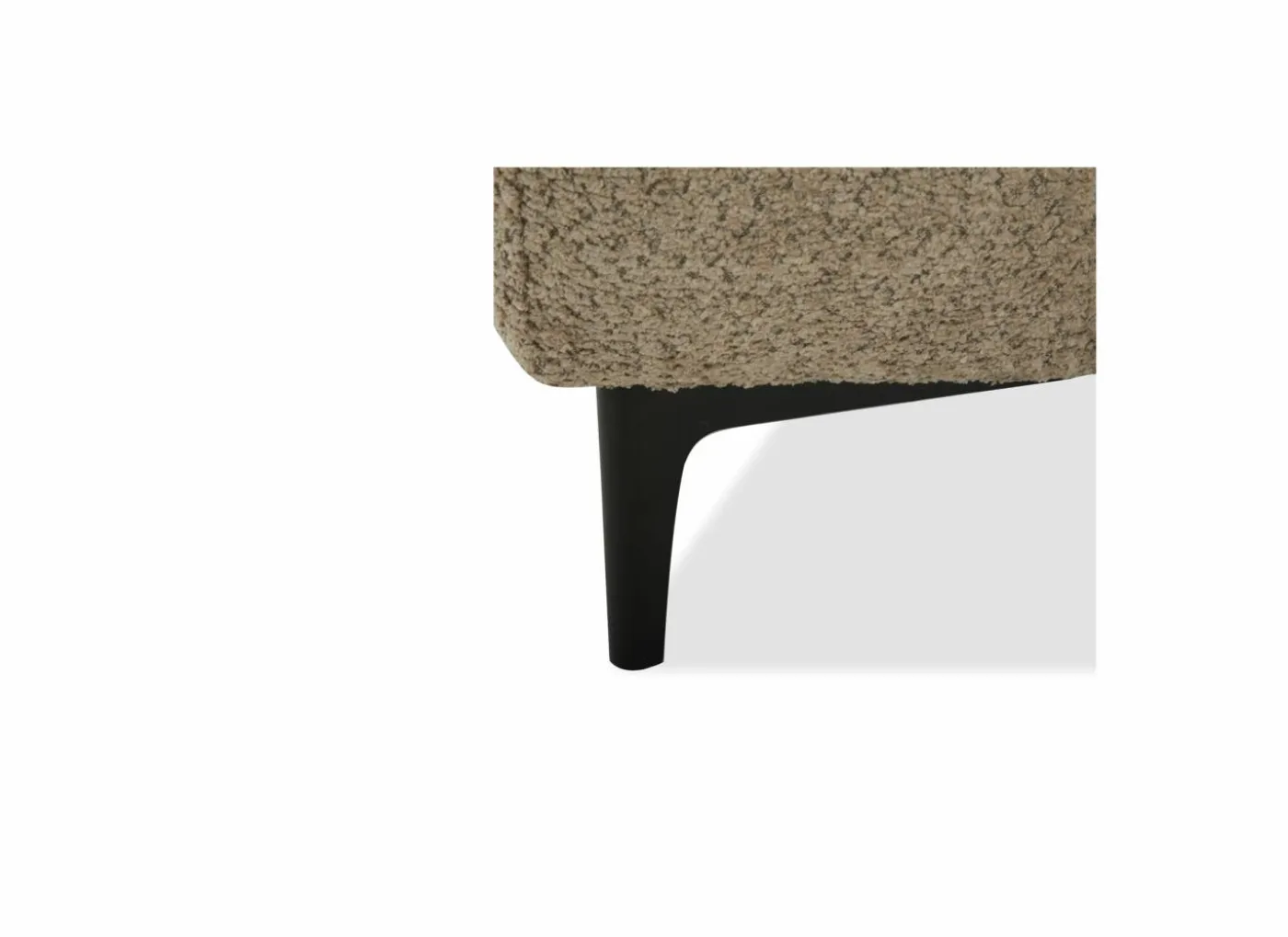 Hoeksalon Cine 277x168cm - stof - taupe met relax