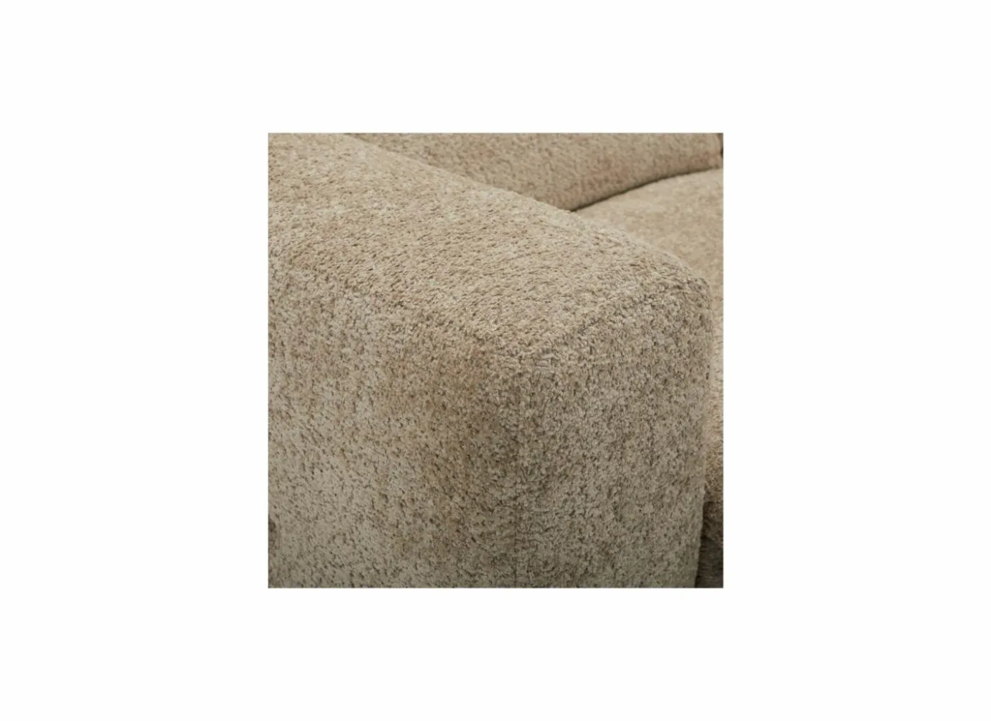 Hoeksalon Cine 277x168cm - stof - taupe met relax
