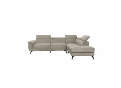 Hoeksalon Condor 283x89cm - stof - champagne