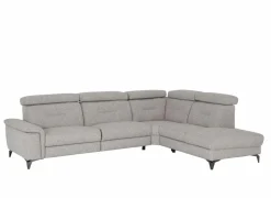 Hoeksalon Cosa  295x229cm - stof - grijs