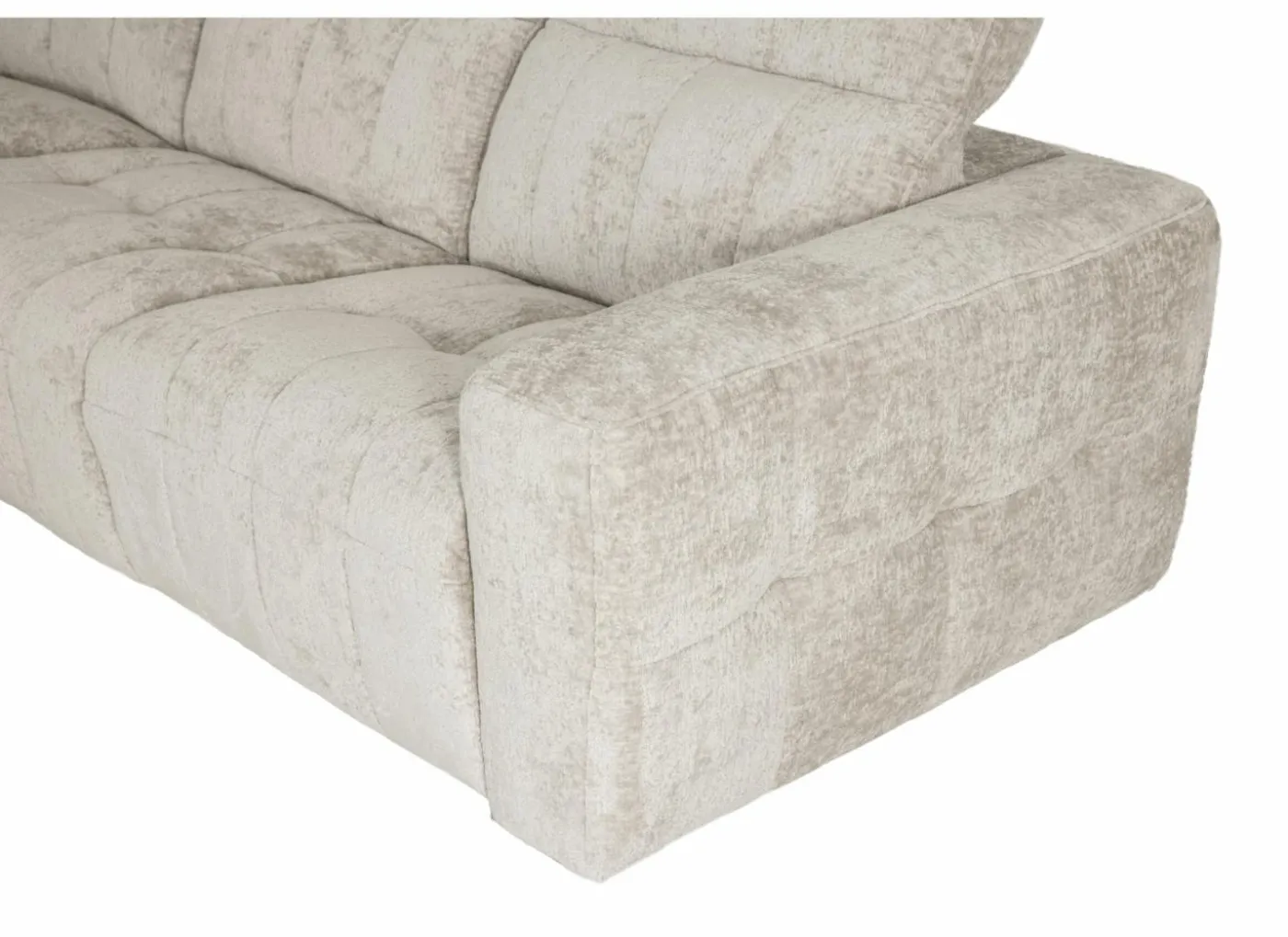 Hoeksalon Crow 334x301cm - stof - turtledove