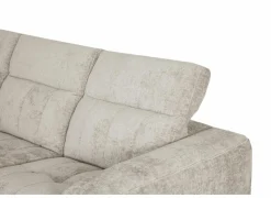 Hoeksalon Crow 334x301cm - stof - turtledove met 3 relaxen