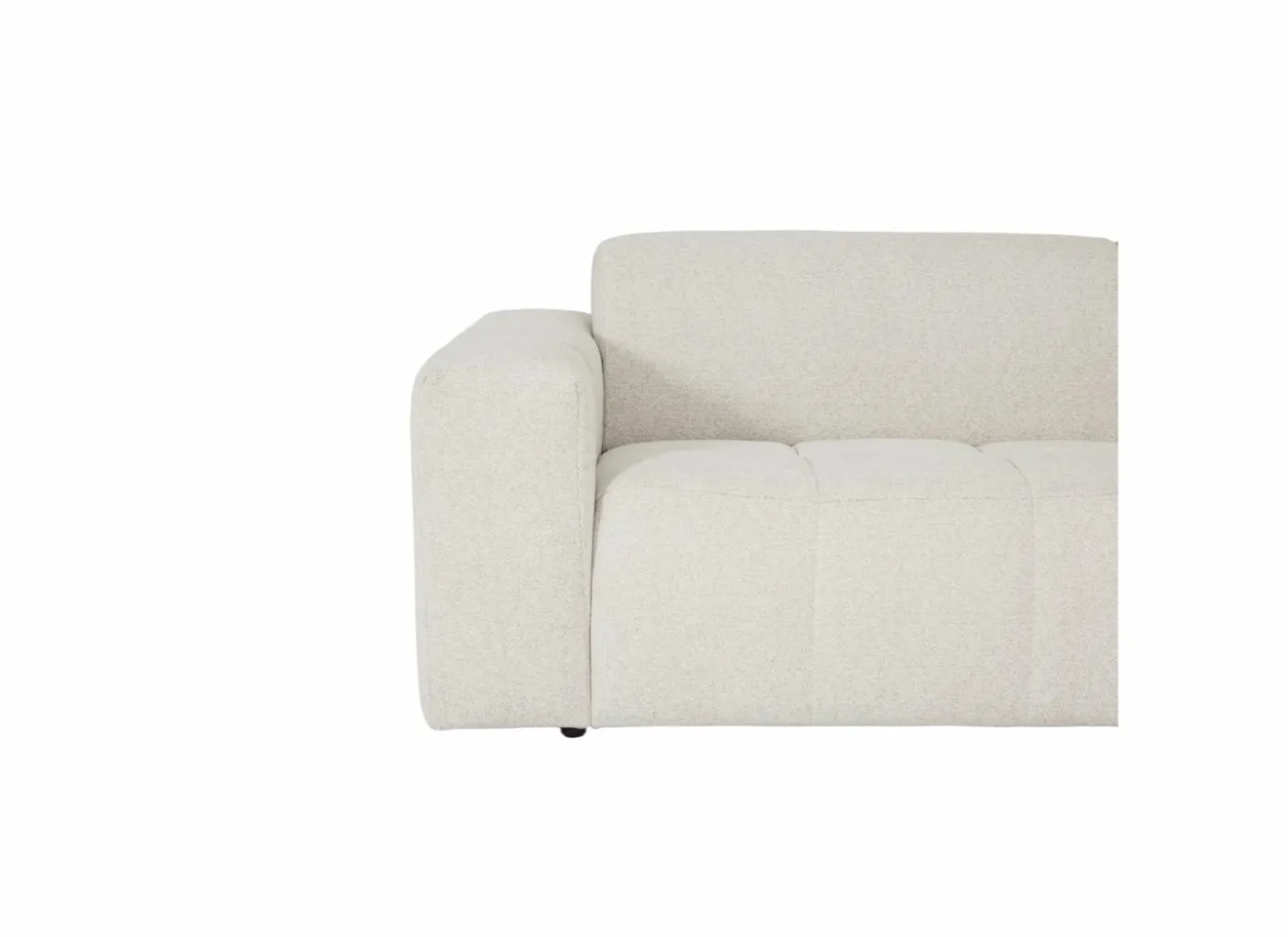 Hoeksalon Daegu 334x238cm - stof - ecru