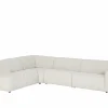 Hoeksalon Daegu  334x238cm - stof - ecru