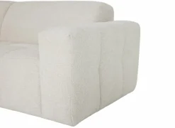 Hoeksalon Daegu  334x238cm - stof - ecru