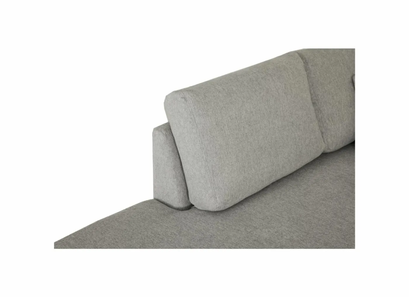 Hoeksalon Davos 341x220cm - stof - grijs