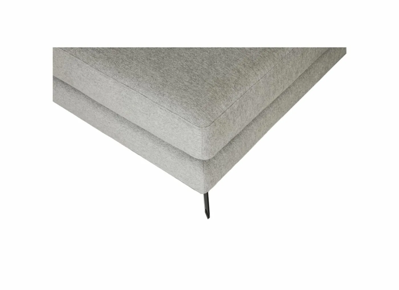 Hoeksalon Davos 341x220cm - stof - grijs