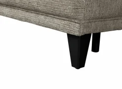 Hoeksalon Dragor 296x179cm - stof - grijs