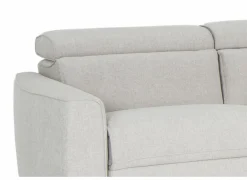 Hoeksalon Dreamer 305x260cm - stof - wit met relax