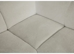 Hoeksalon Eddy 267x206cm - stof - ecru