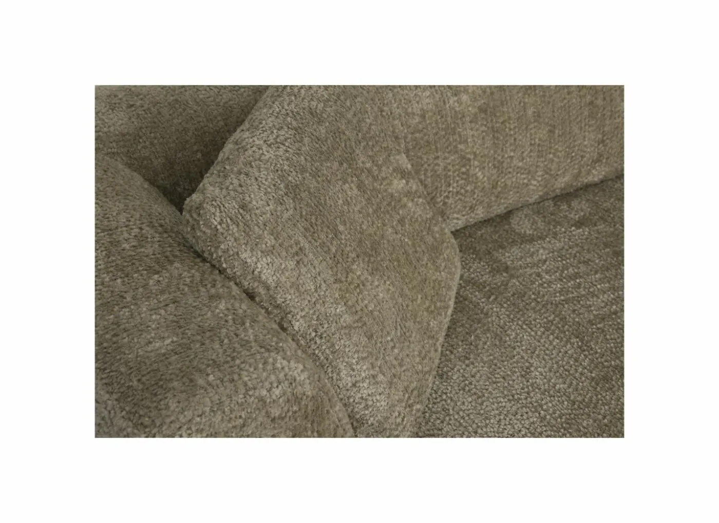Hoeksalon Eder 310x190cm - stof - taupe