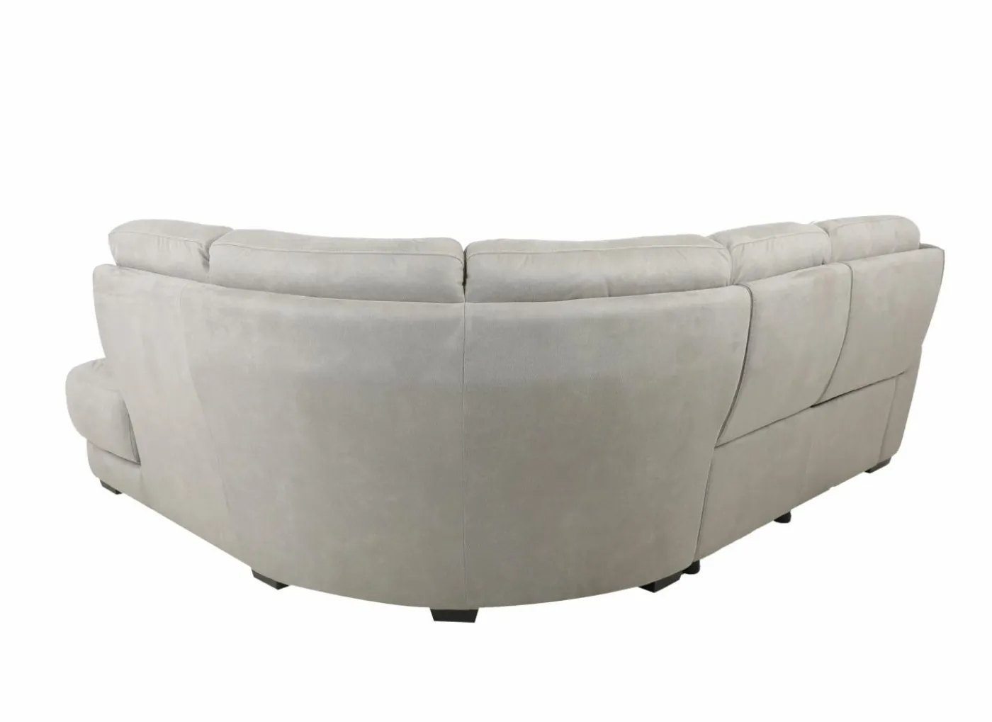 Hoeksalon Elton 250x215cm - stof - dove grey met relax & harde zit