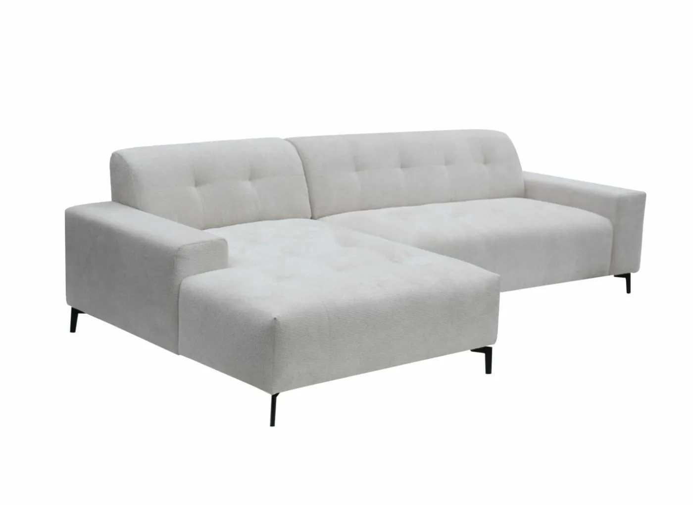 Hoeksalon Elva 292x152cm - stof - greige