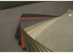Hoeksalon Erba 376x291cm - stof - donkergrijs met relax